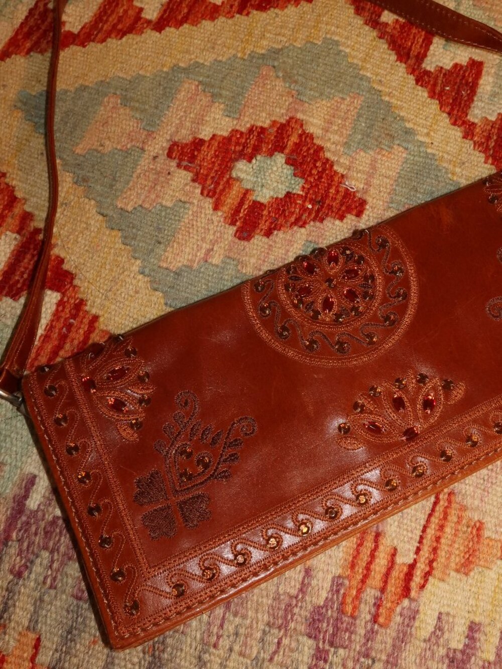 Leather Gem Bag